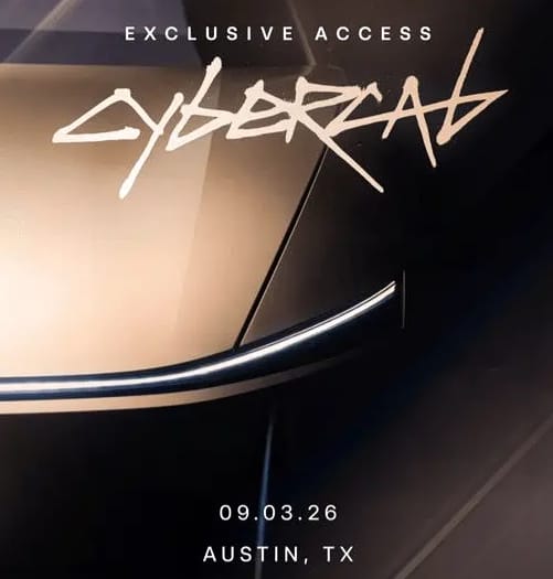 Set for September 3! Tesla’s Cybercab is set to make its official debut!